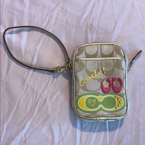 Coach wristlet